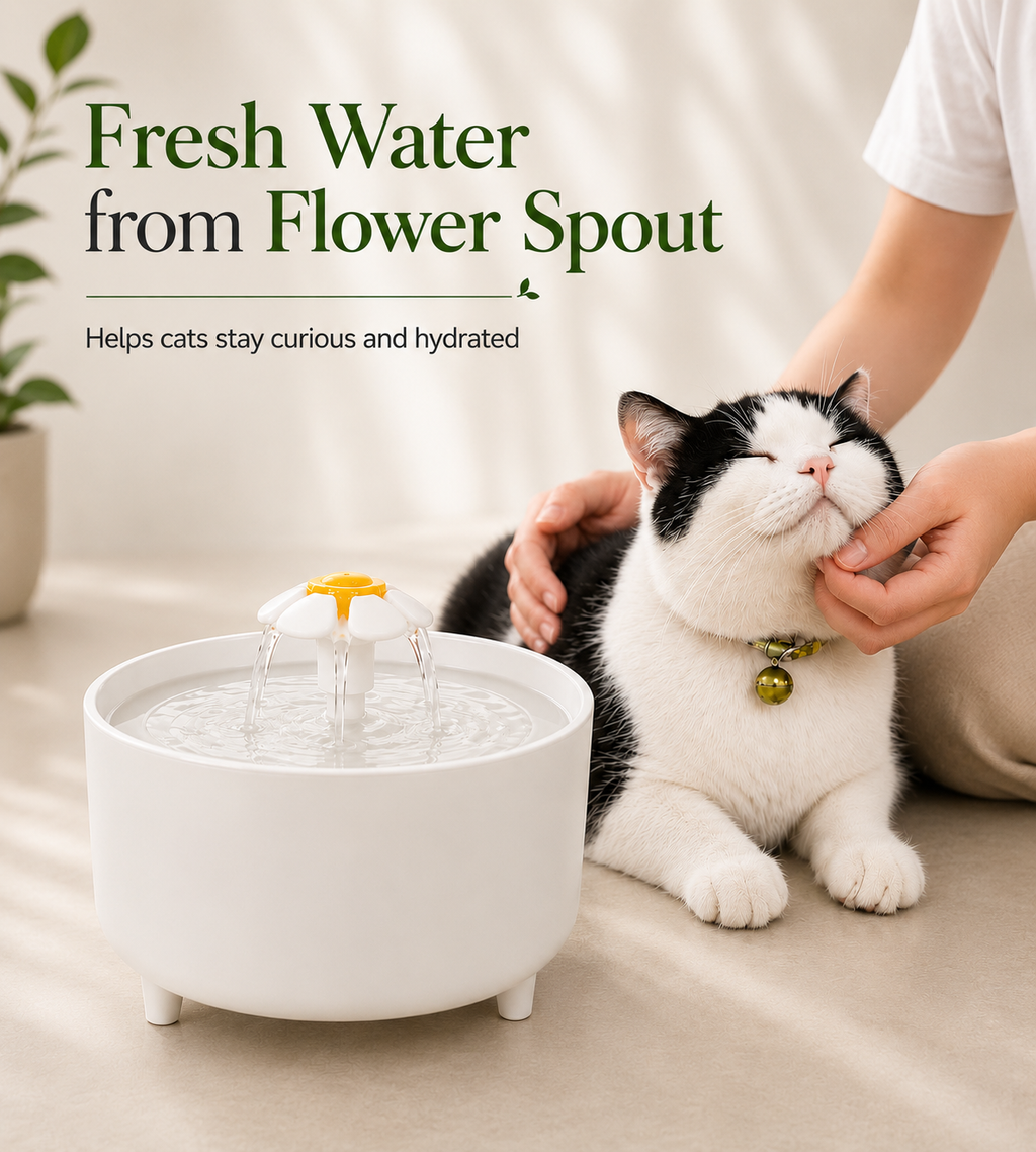 Automatic Cat Water Fountain - Ultra Quiet & Filtered