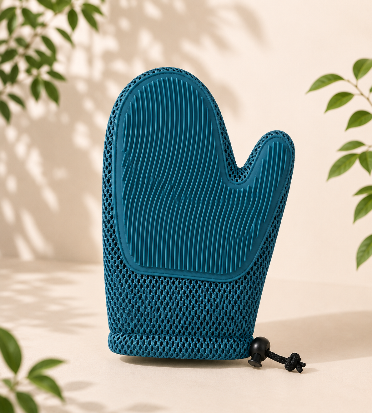 Pet Hair Remover Grooming Glove with Silicone Massage Brush