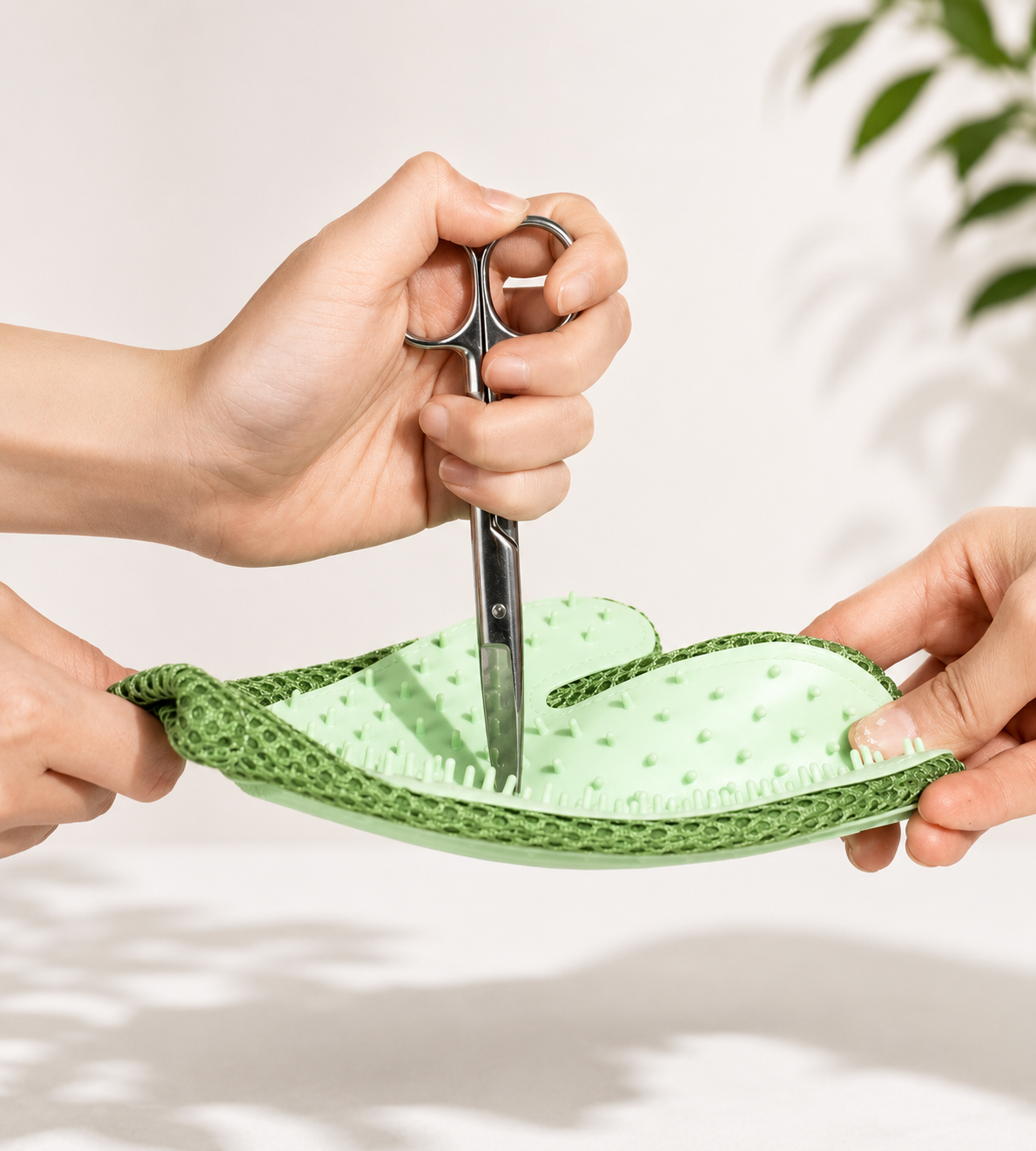 Pet Hair Remover Grooming Glove with Silicone Massage Brush